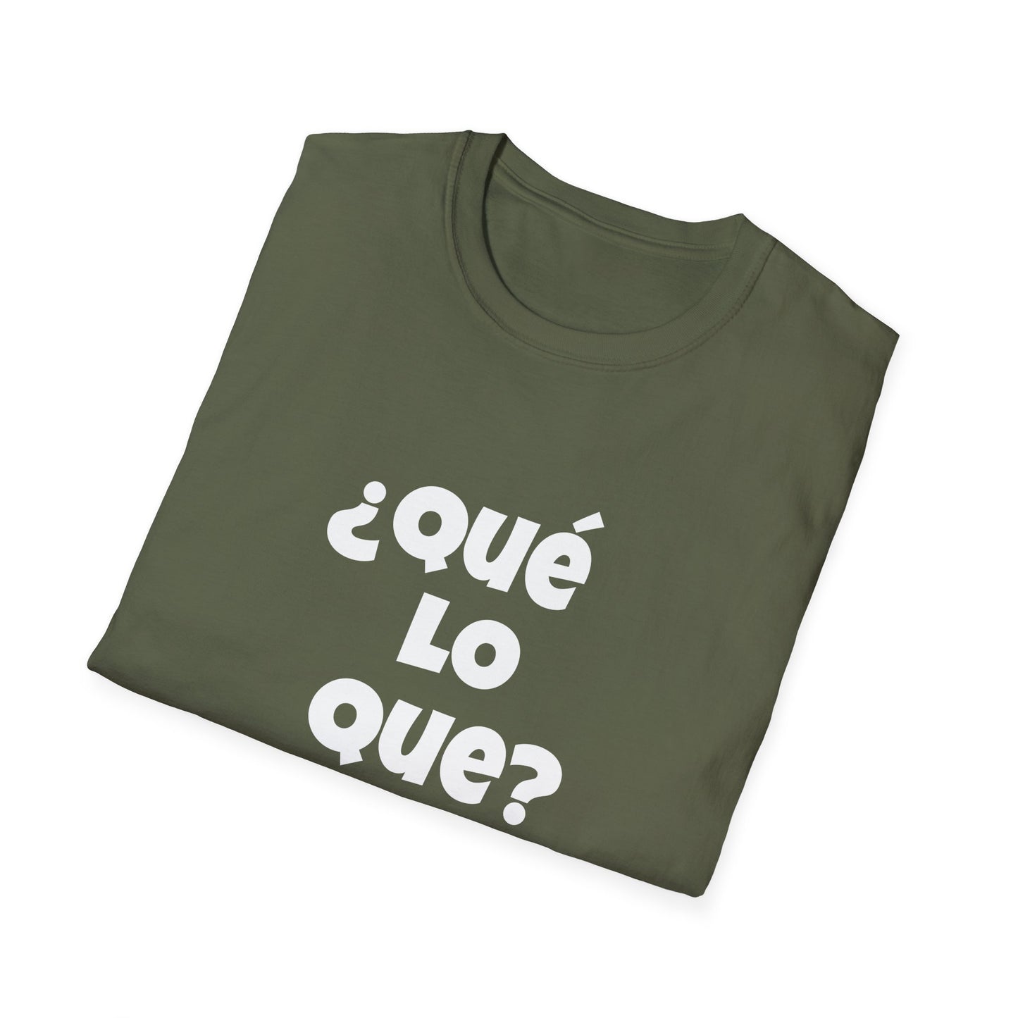 ¿Que Lo Que? Spanish Unisex T-Shirt,, Casual Tee, Dominican lingo