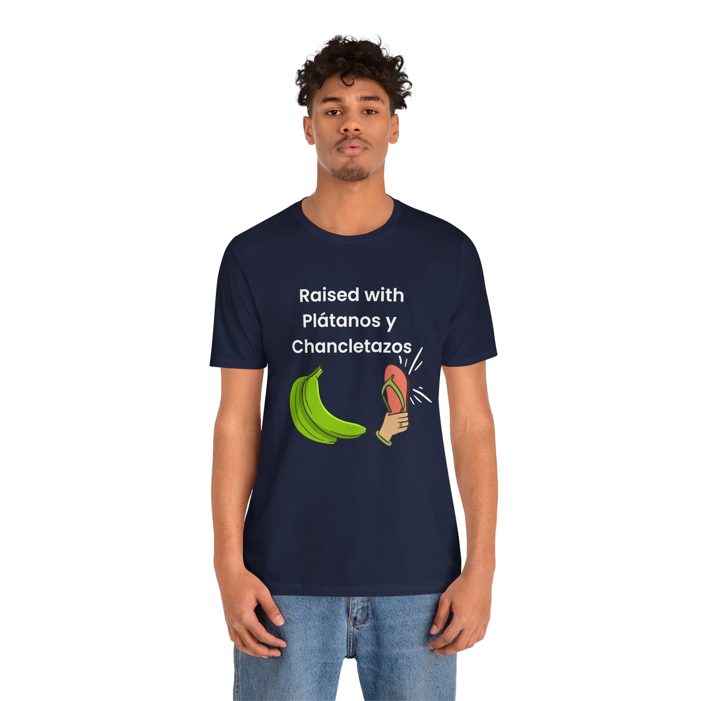 Raised with Plátanos y Chancletazos T-Shirt