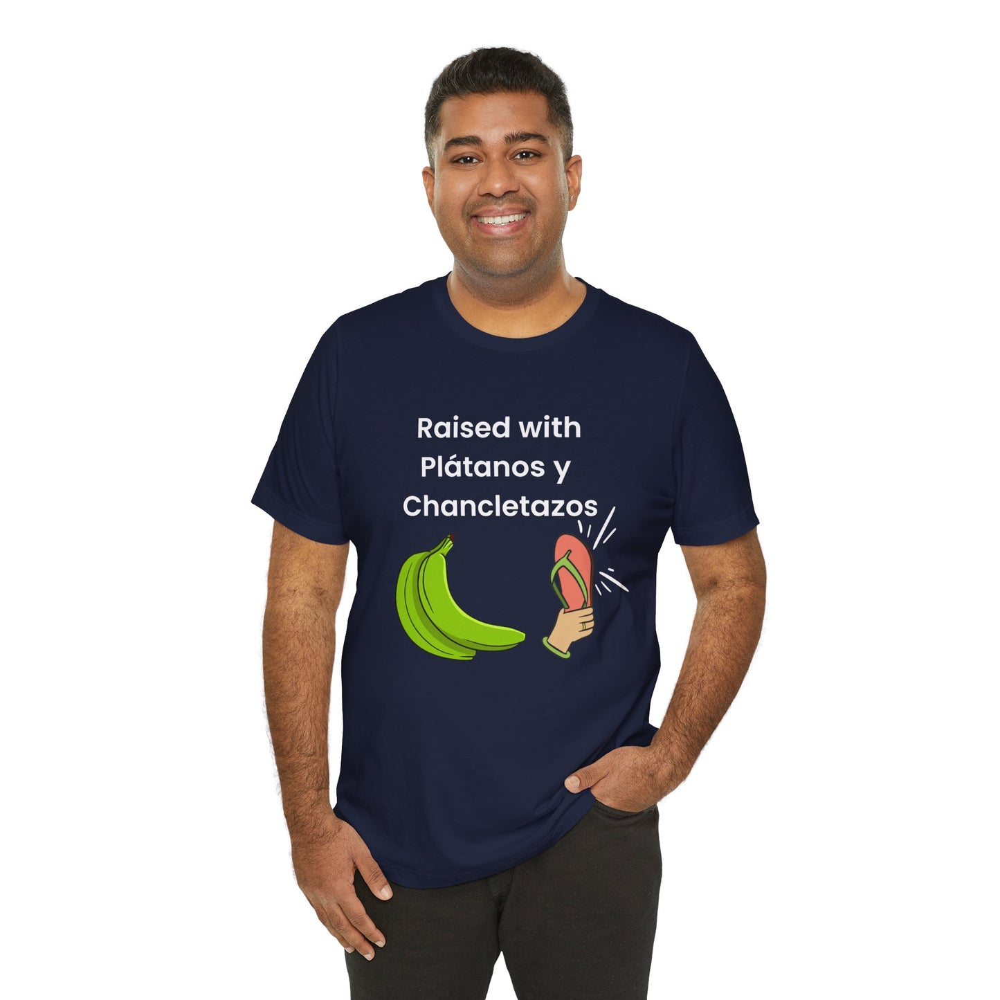Raised with Plátanos y Chancletazos T-Shirt