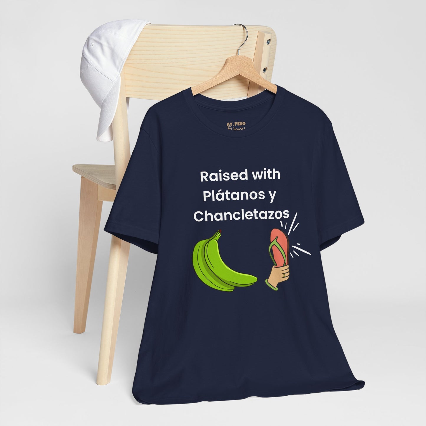 Raised with Plátanos y Chancletazos T-Shirt