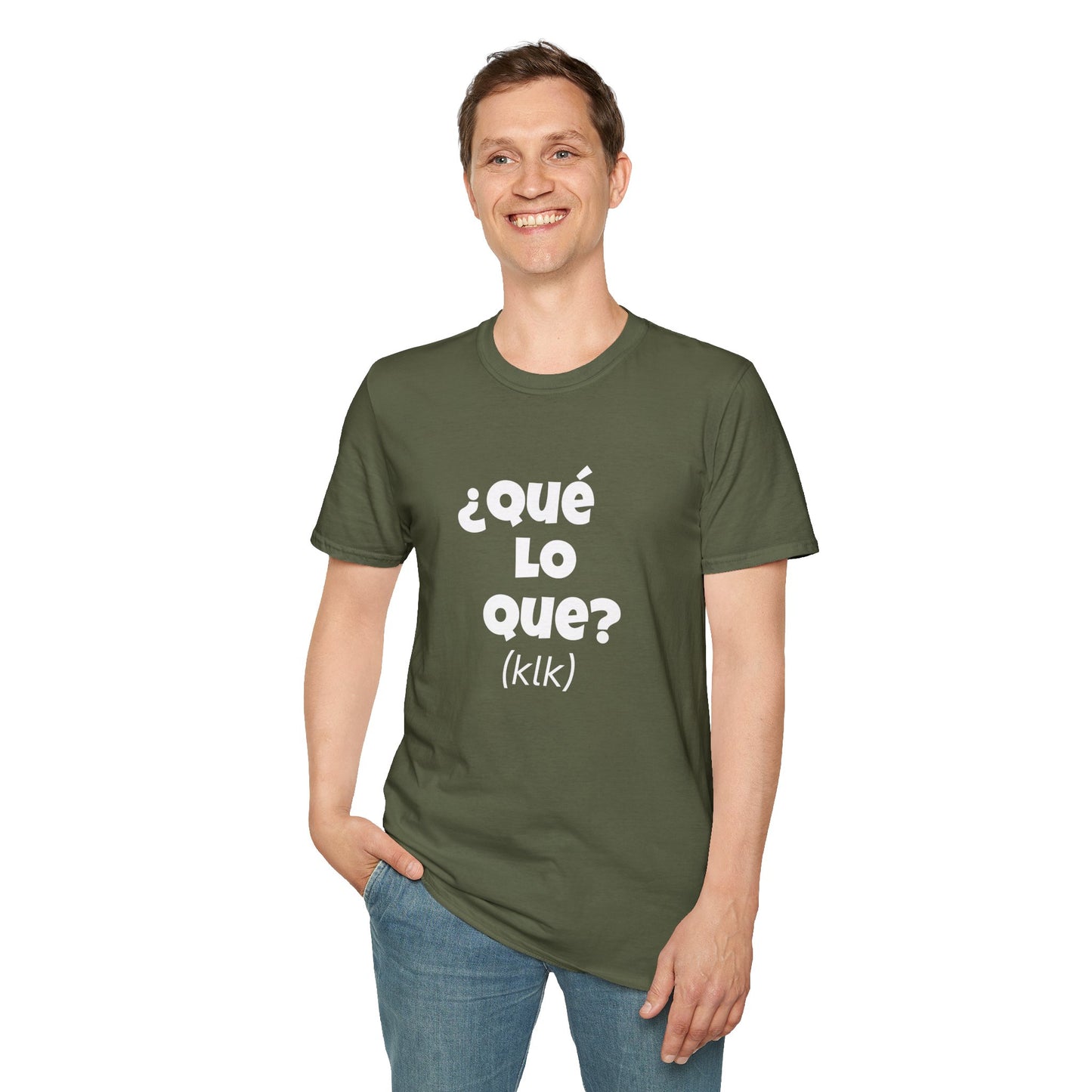 ¿Que Lo Que? Spanish Unisex T-Shirt,, Casual Tee, Dominican lingo