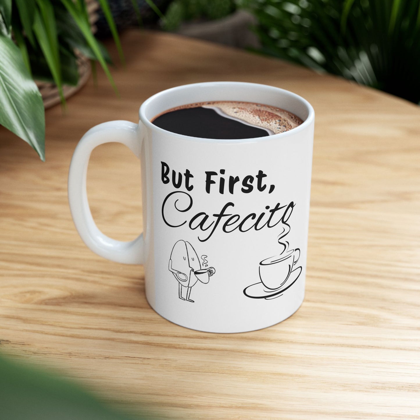 "But First, Cafecito" Spanglish Ceramic Coffee Mug