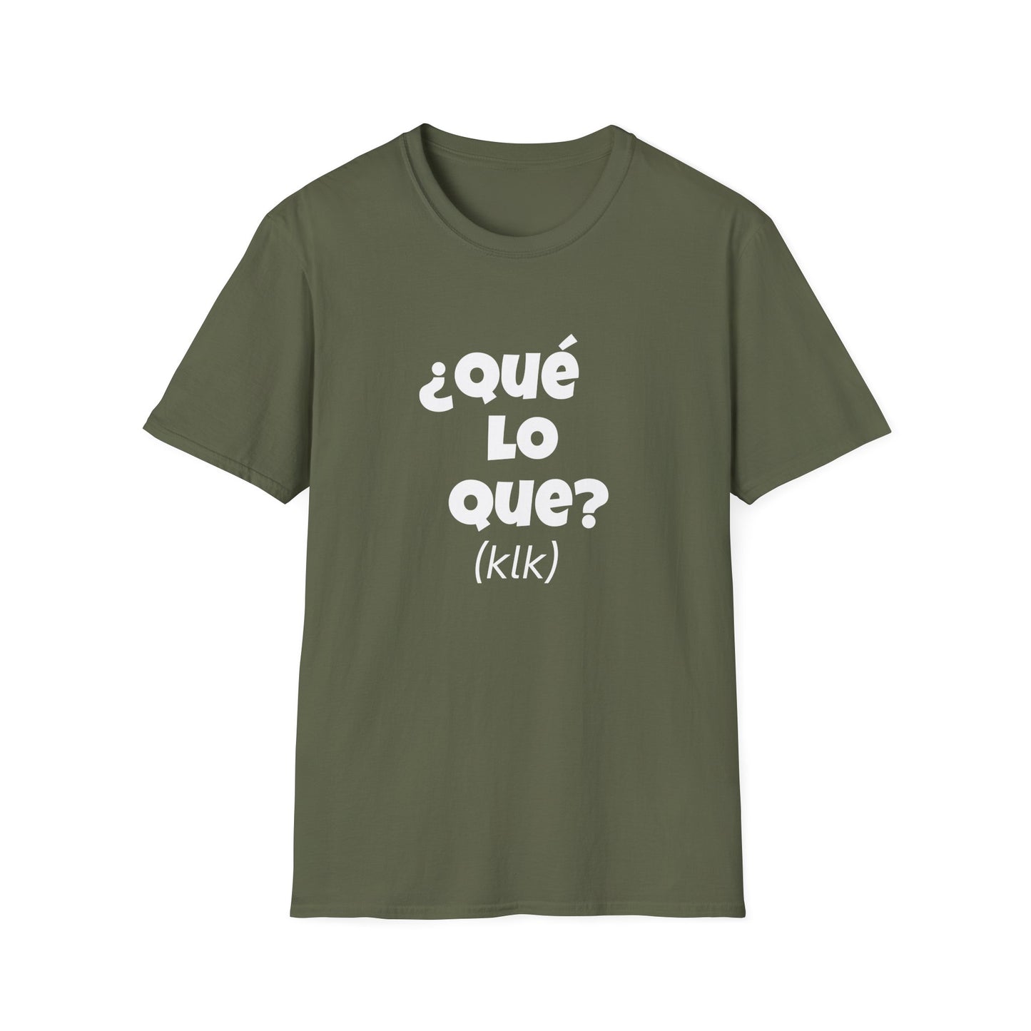 ¿Que Lo Que? Spanish Unisex T-Shirt,, Casual Tee, Dominican lingo