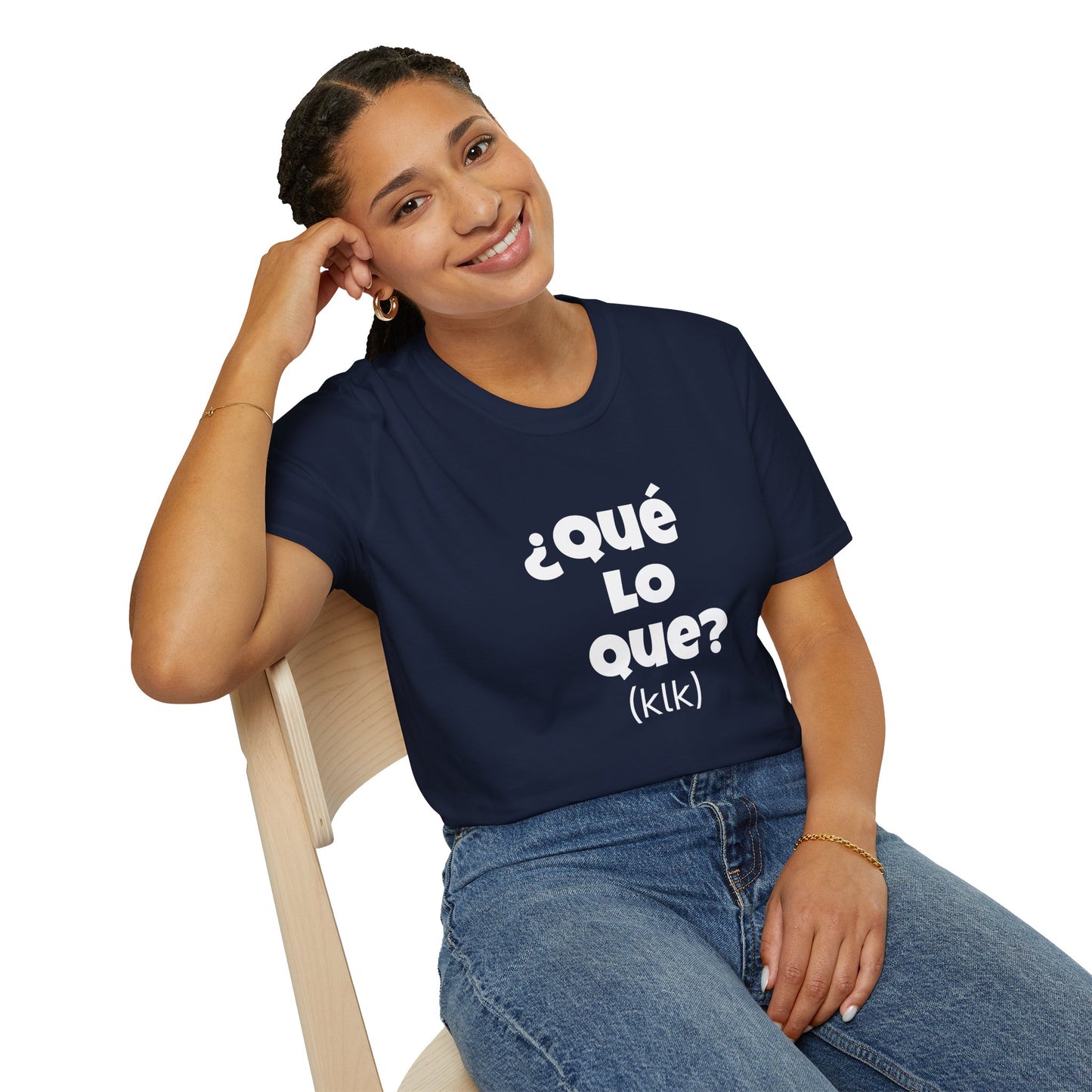 ¿Que Lo Que? Spanish Unisex T-Shirt,, Casual Tee, Dominican lingo