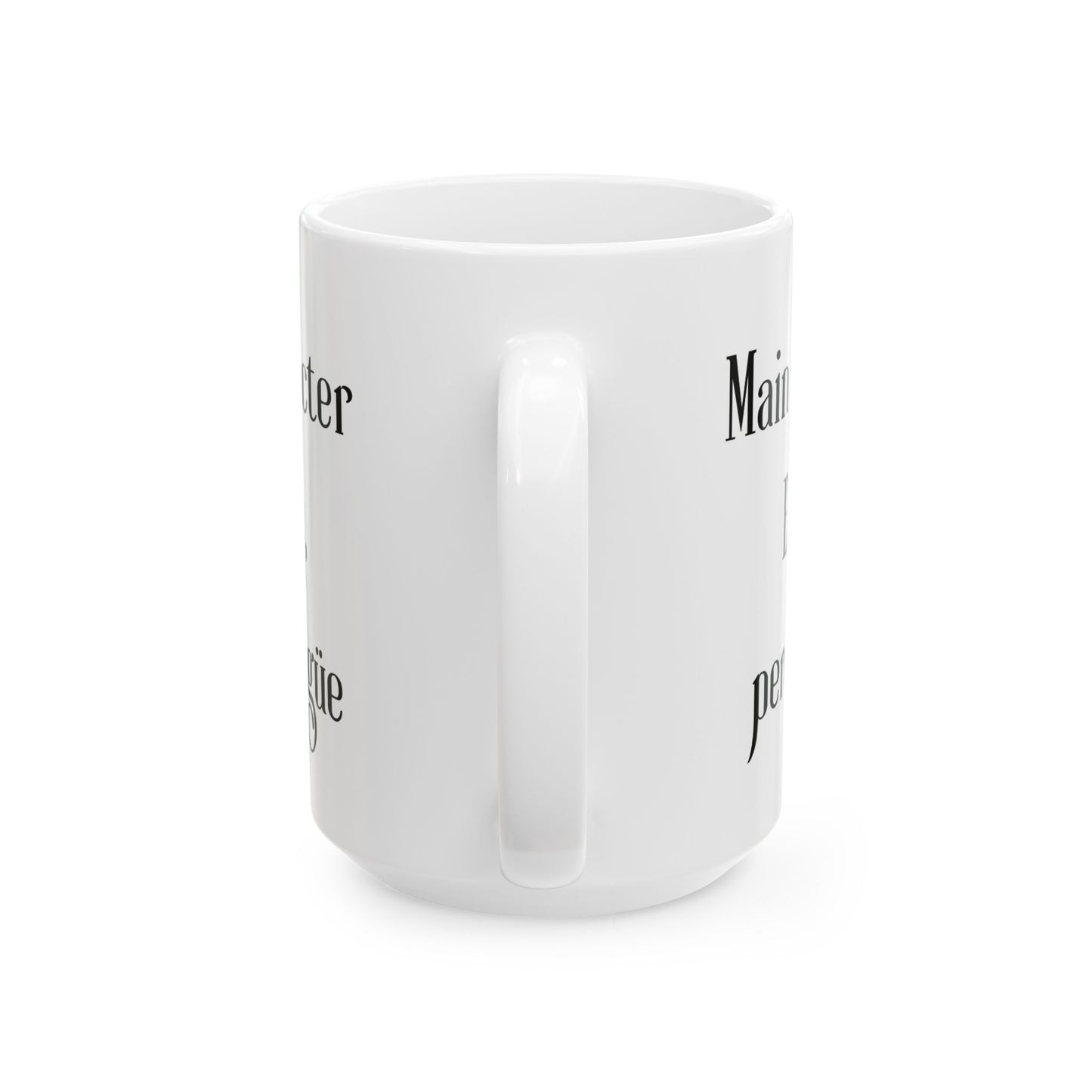 "Main Character Energy, Pero Bilingüe" Funny Bilingual Ceramic Coffee Mug